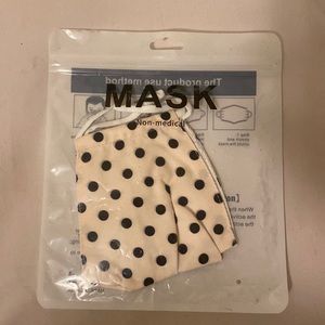 Cute polka dot face mask